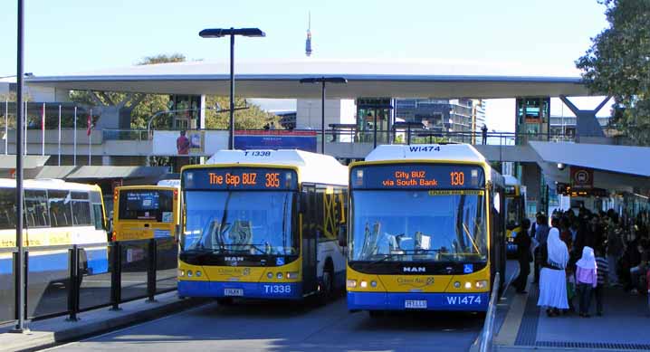 Brisbane Transport MAN 18.310 Volgren CR228L T1338 & W1474